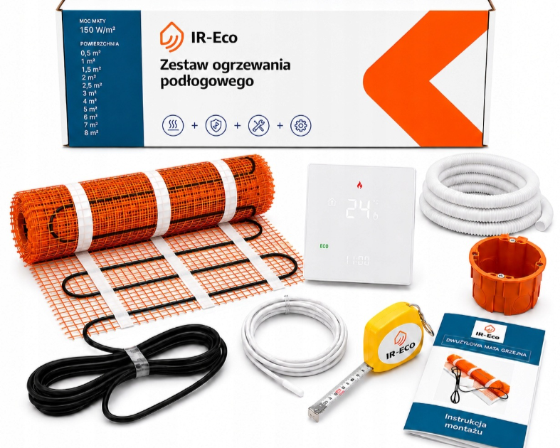 Mata grzewcza z termostatem IR-Eco